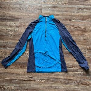 EIS Sunshirt Two Tone Blue Size Small